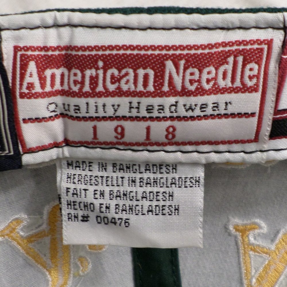 Oakland A's Baseball American Needle Cooperstown Fitted Hat 8 RARE - Picture 9 of 10